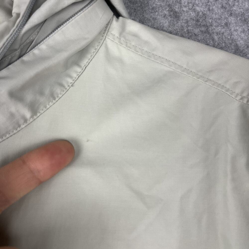 Banana Republic Shirt Mens L Stowaway Hood Nylon Zip Off Sleeve Outdoor Fishing‎ - Picture 13 of 16
